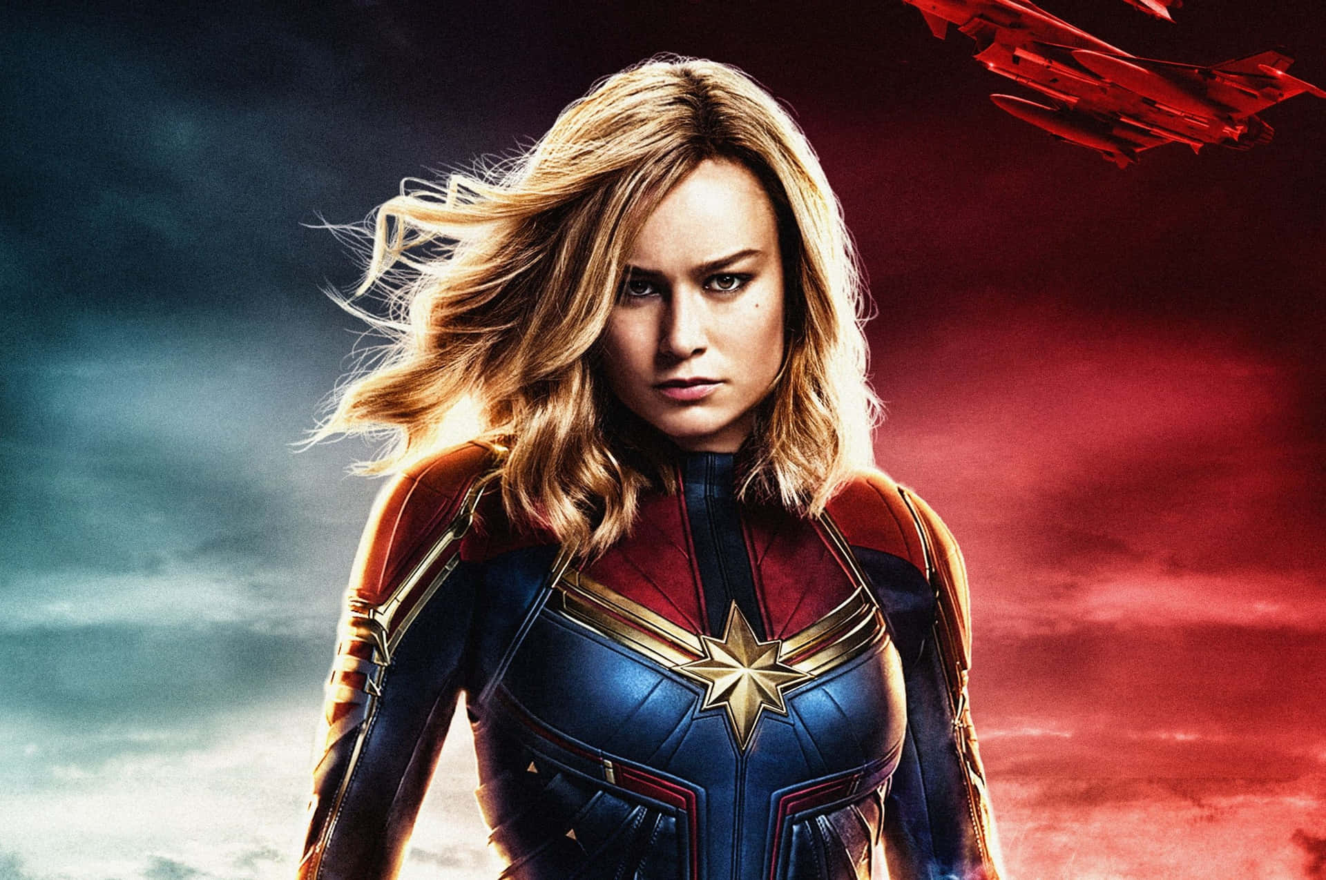 Empowering The World With Her Superpowers - Captain Marvel Carol Danvers Background