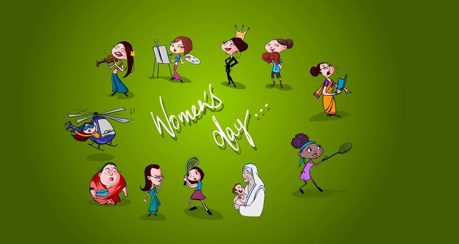 Empowering Women's Day Celebration Background