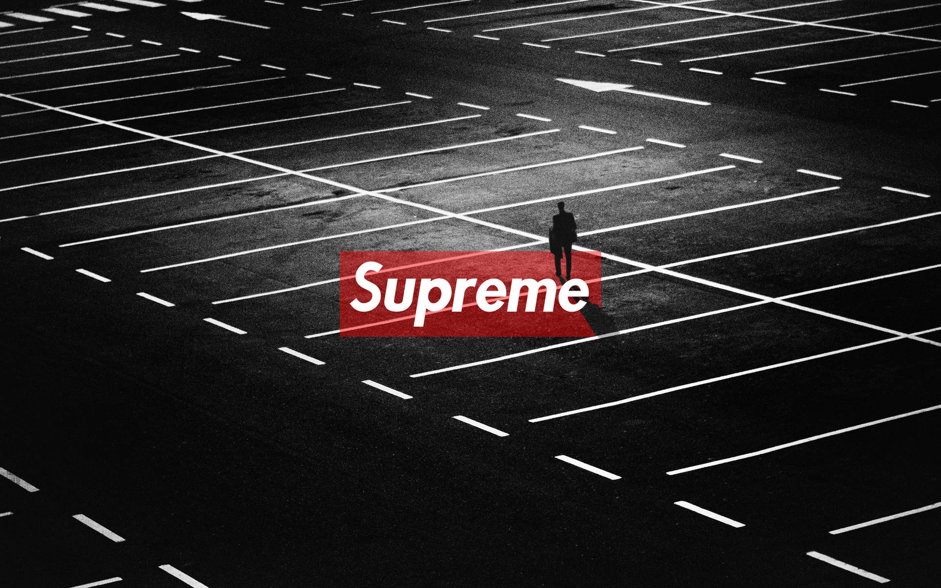 Empty Car Park Supreme Laptop Background