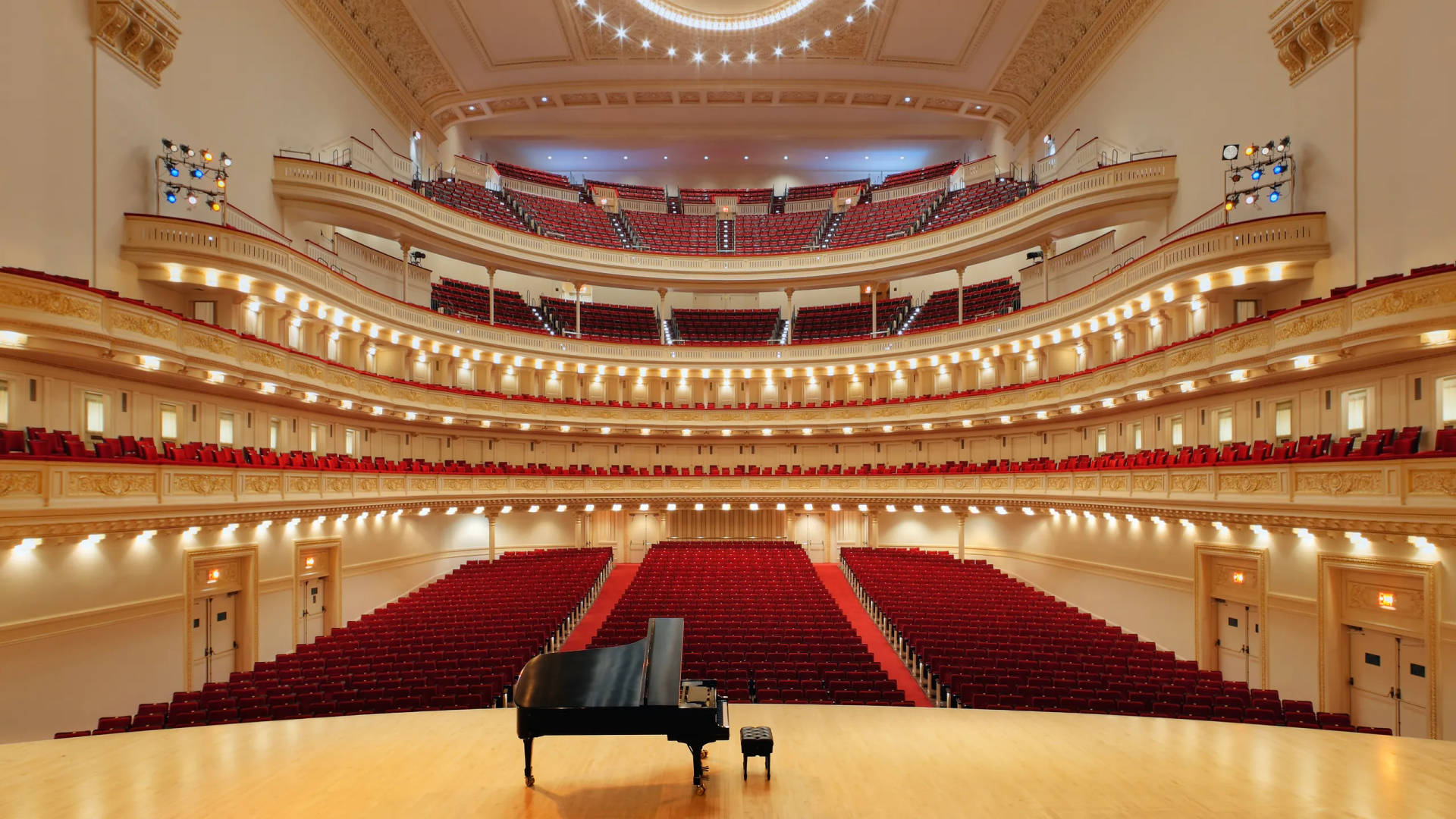 Empty Carnegie Hall Background