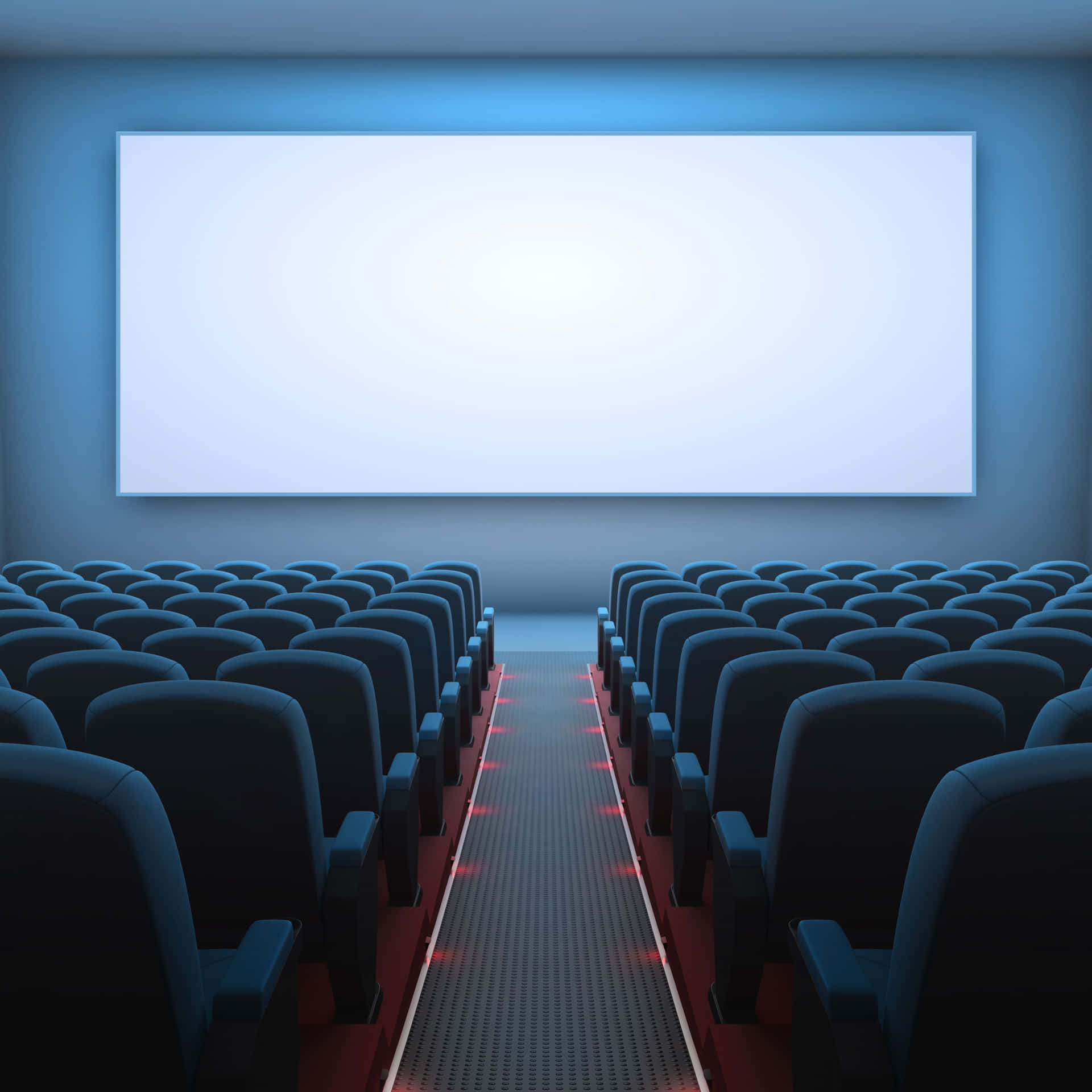 Empty Cinema Hall Interior Background