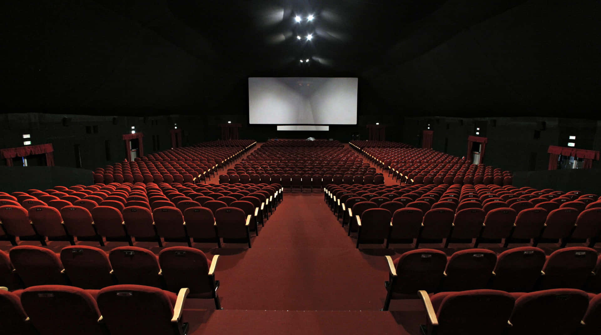 Empty Cinema Hall Interior