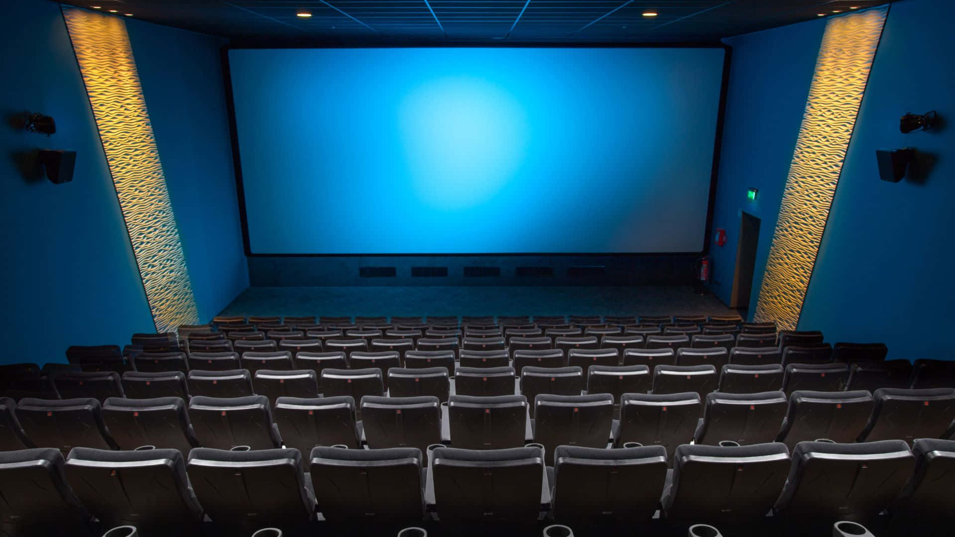 Empty Cinema Hall Interior