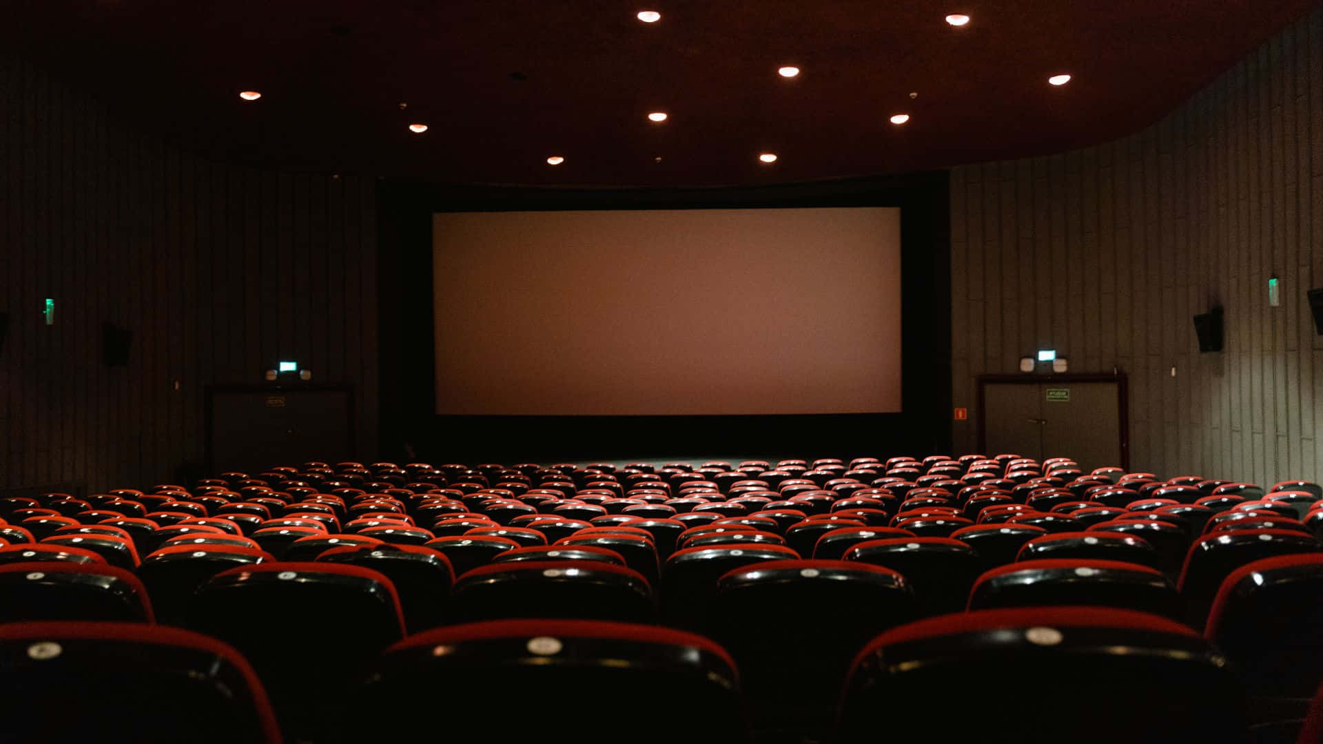 Empty Cinema Hall Interior