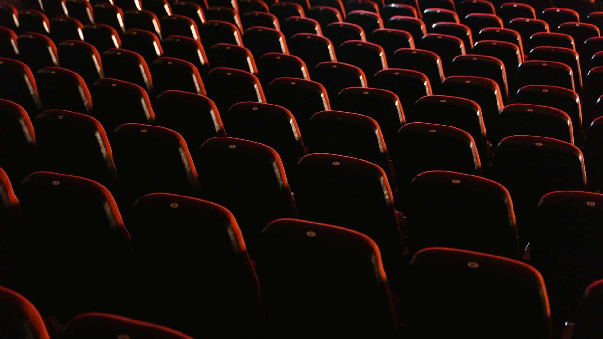 Empty Cinema Seats Dark Ambience