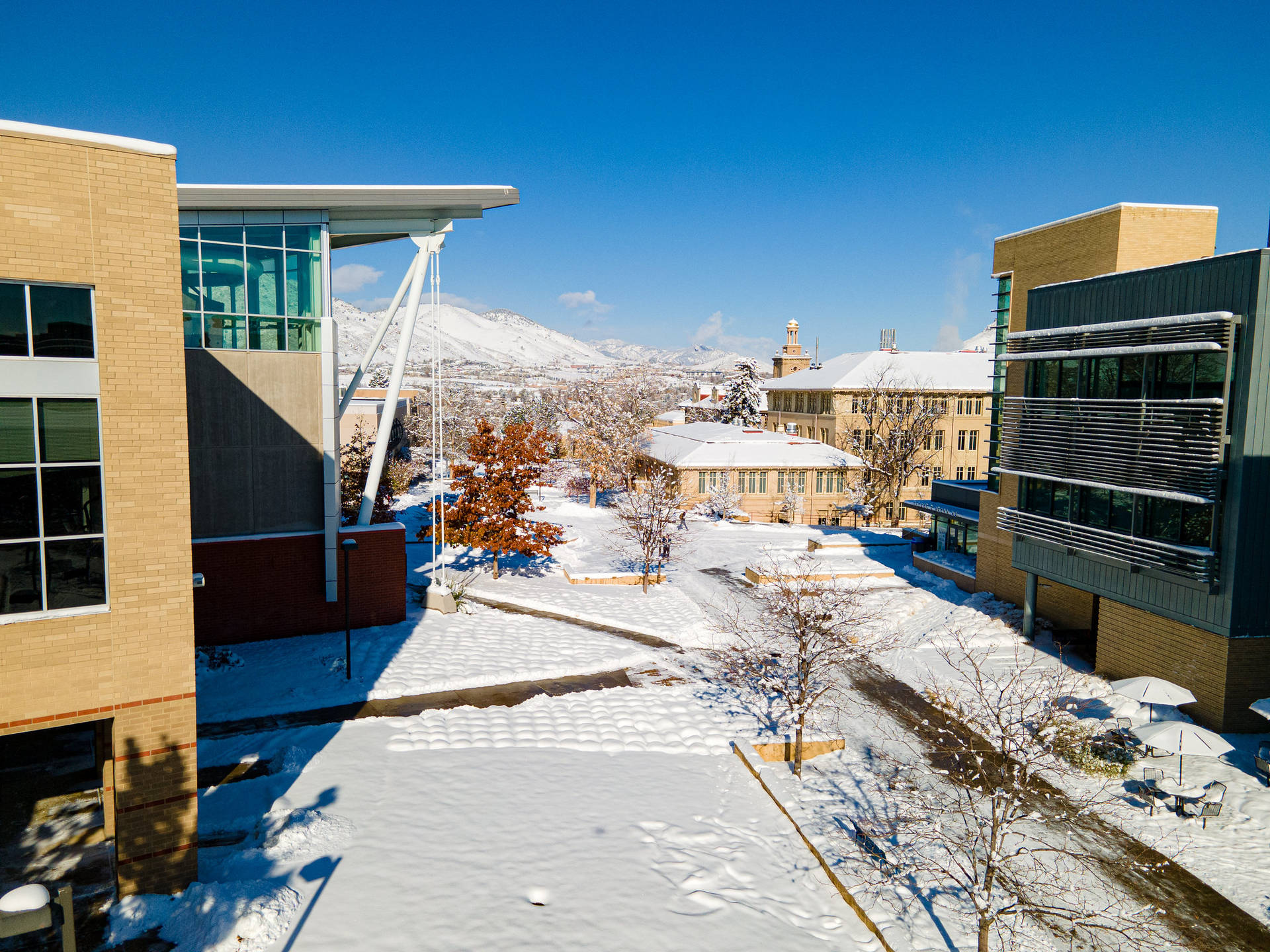 Empty Colorado School Of Mines Background