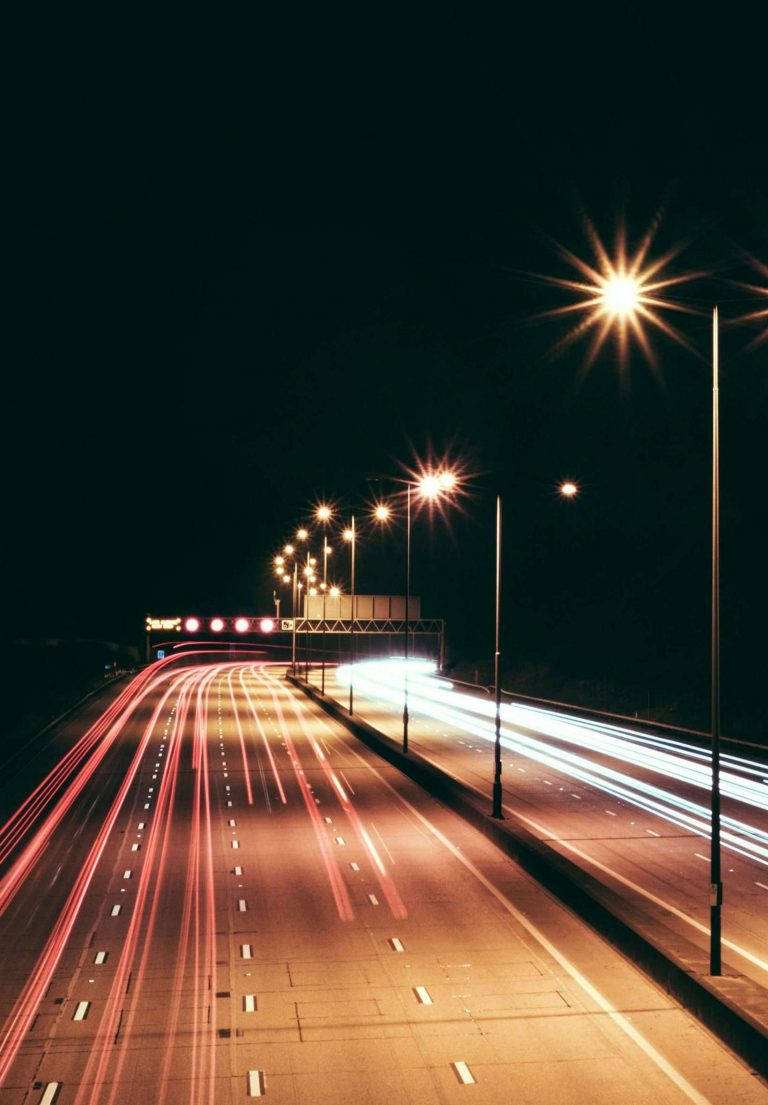 Empty Highway Ipad 2021 Background