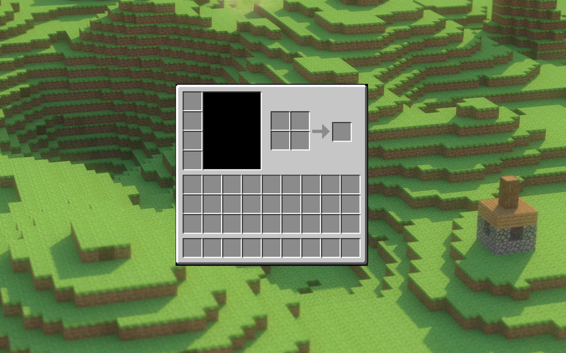 Empty Minecraft Inventory Background