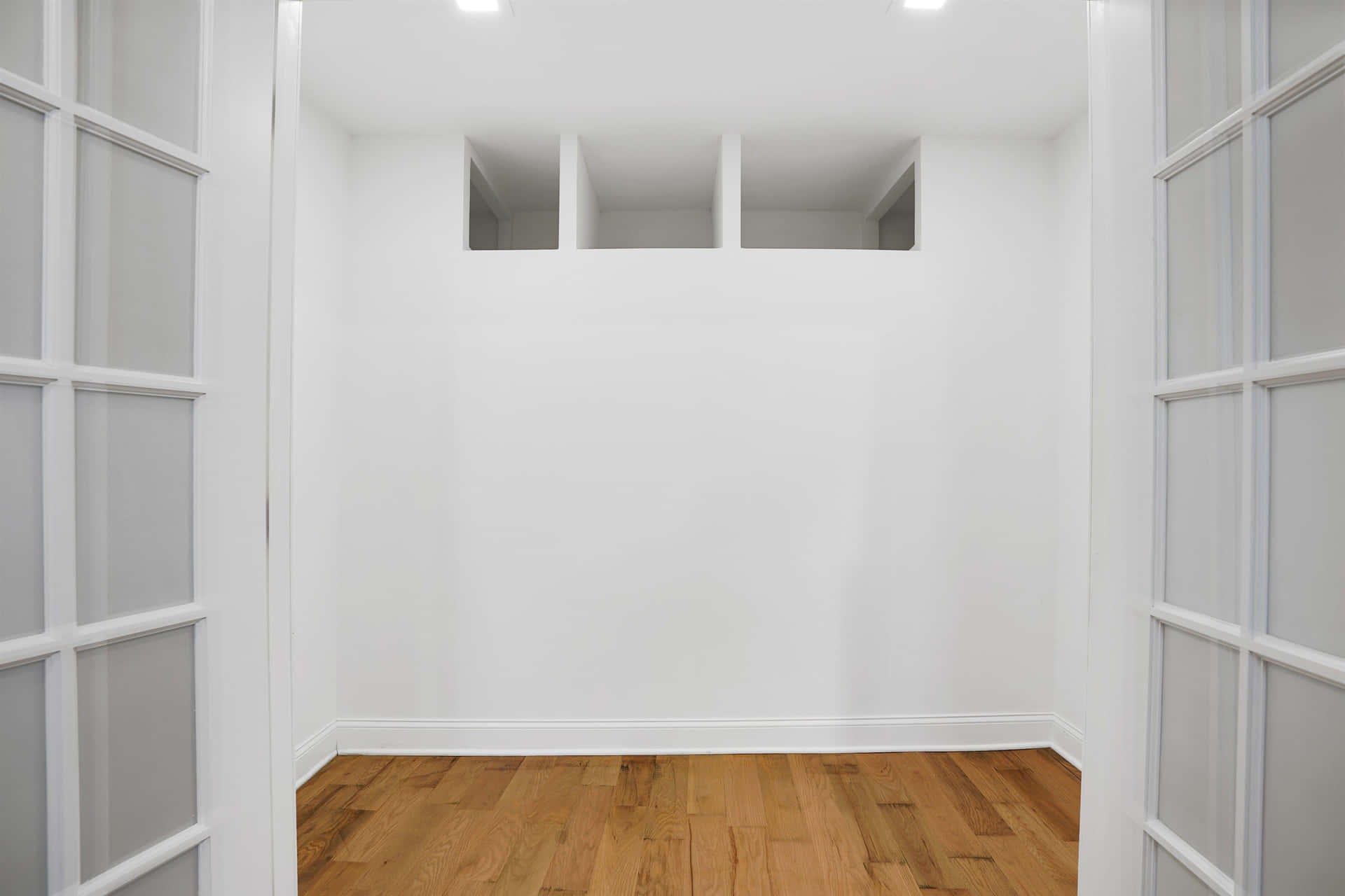 Empty Room With Windowed Doors