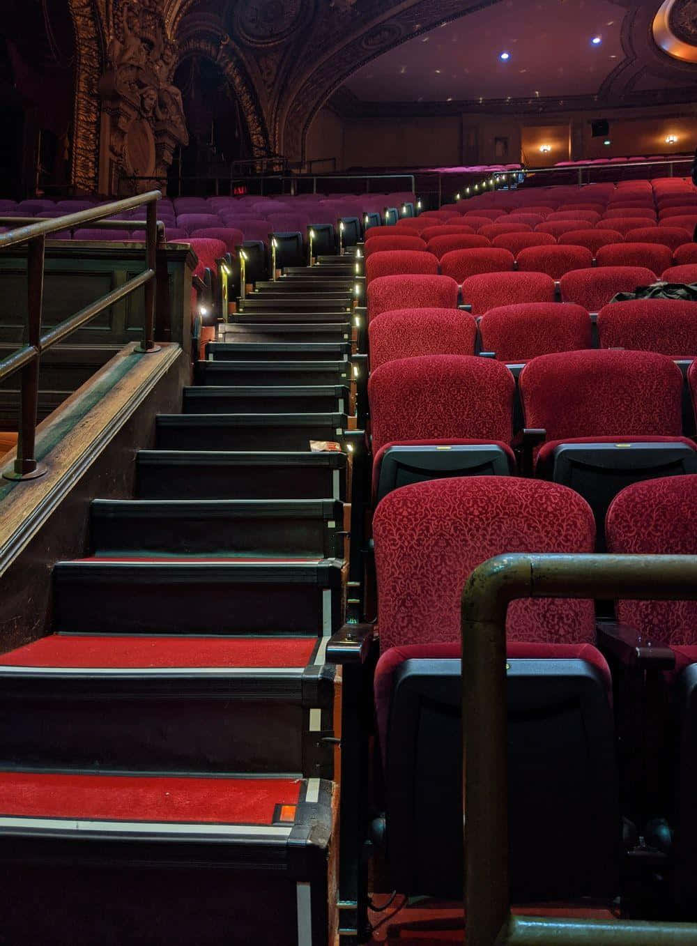 Empty Theater Seats Background