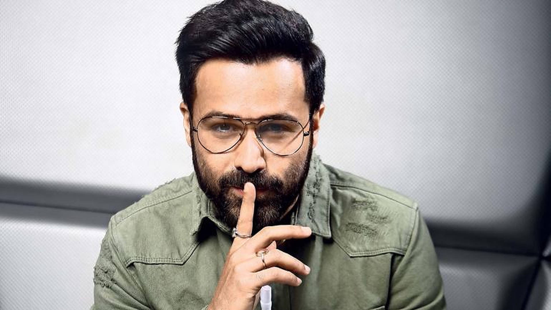 Emraan Hashmi With Glasses Background