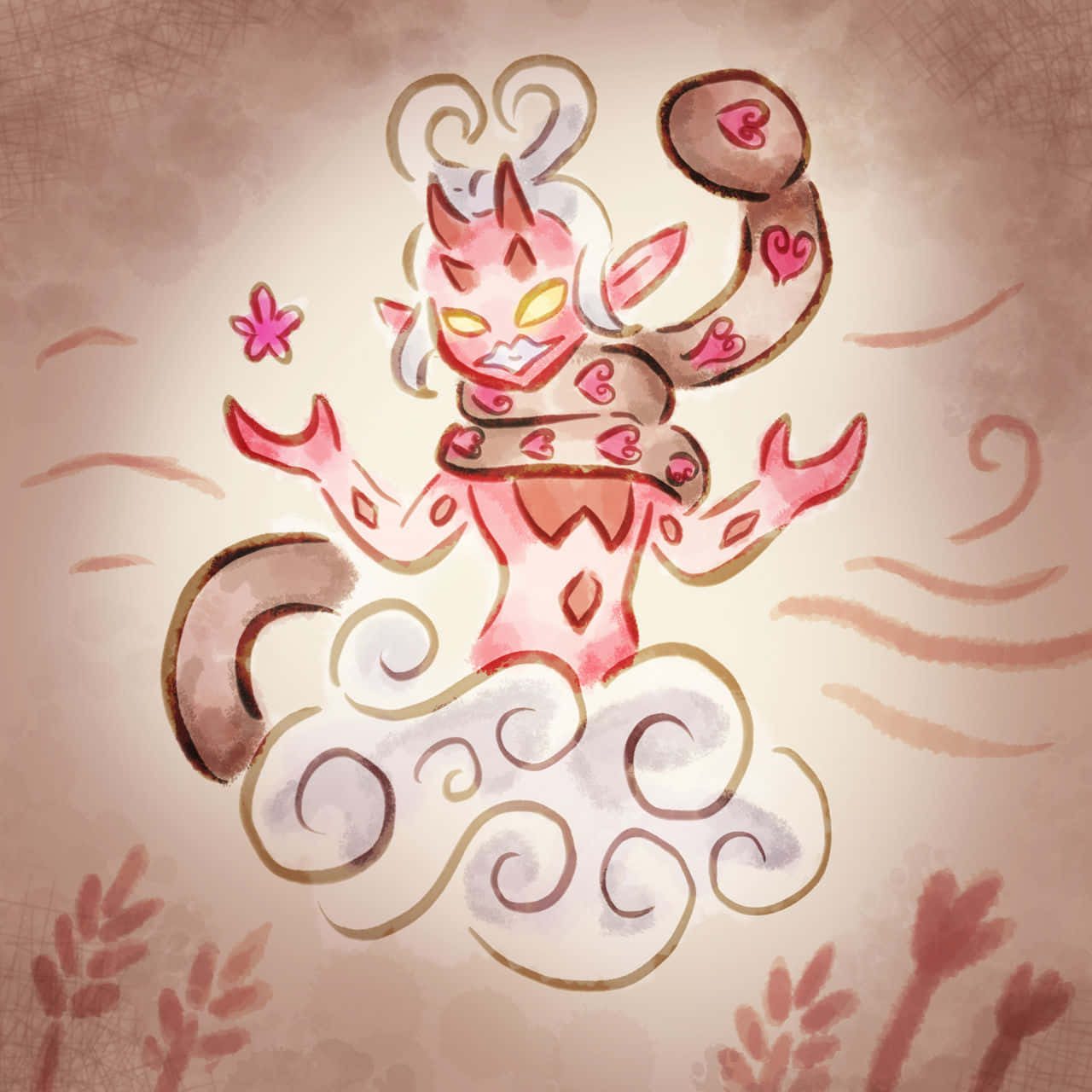 Enamorus Drawing Background