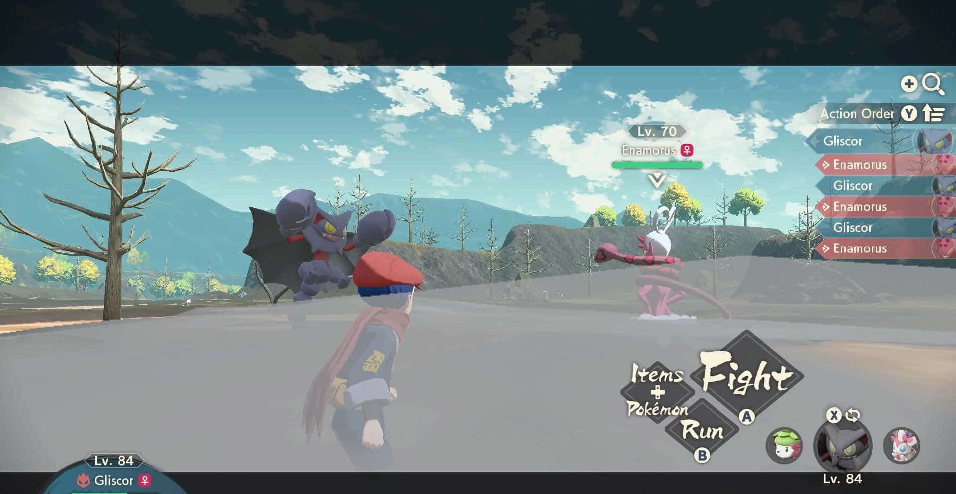 Enamorus Versus Gliscor Background