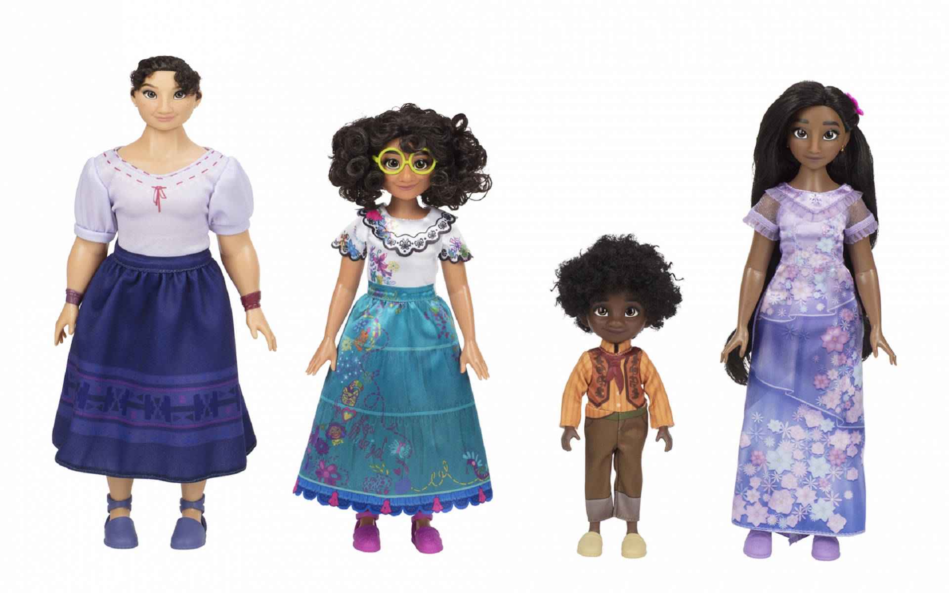 Encanto Luisa And Sisters Doll Figure Background