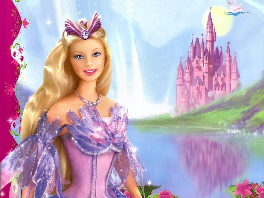 Enchanted Barbie Of Swan Lake Background