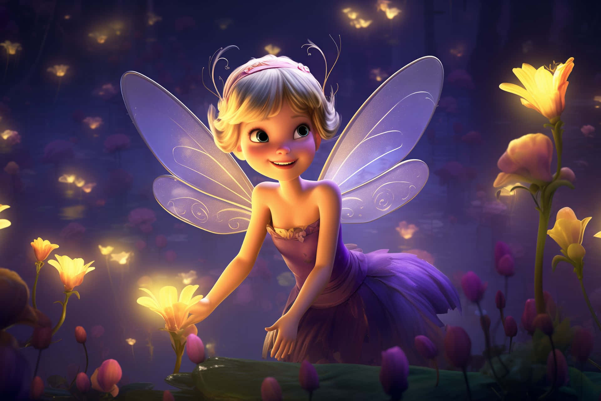 Enchanted Fairyin Magical Garden.jpg Background