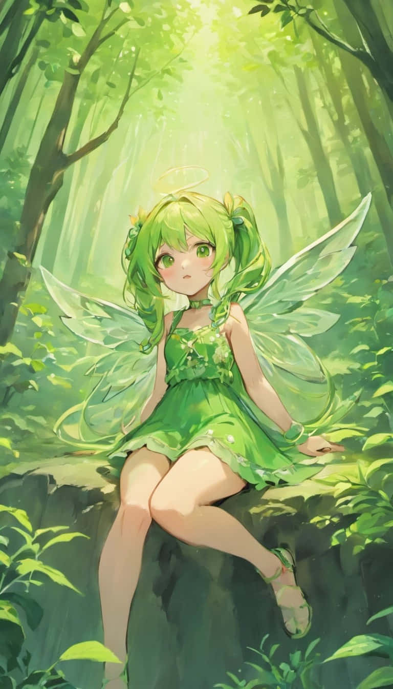 Enchanted Forest Fairy Artwork Background