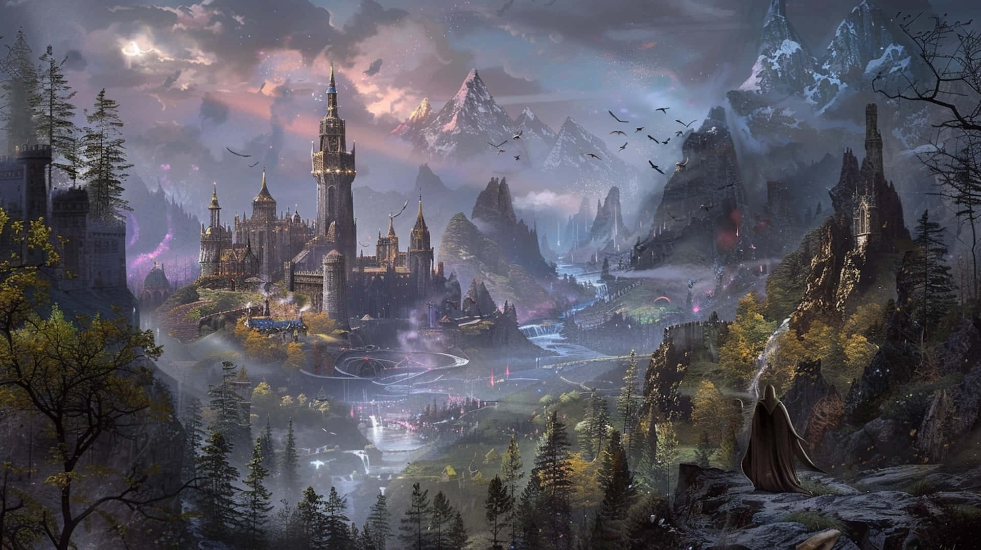Enchanted_ Medieval_ Fantasy_ Kingdom Background