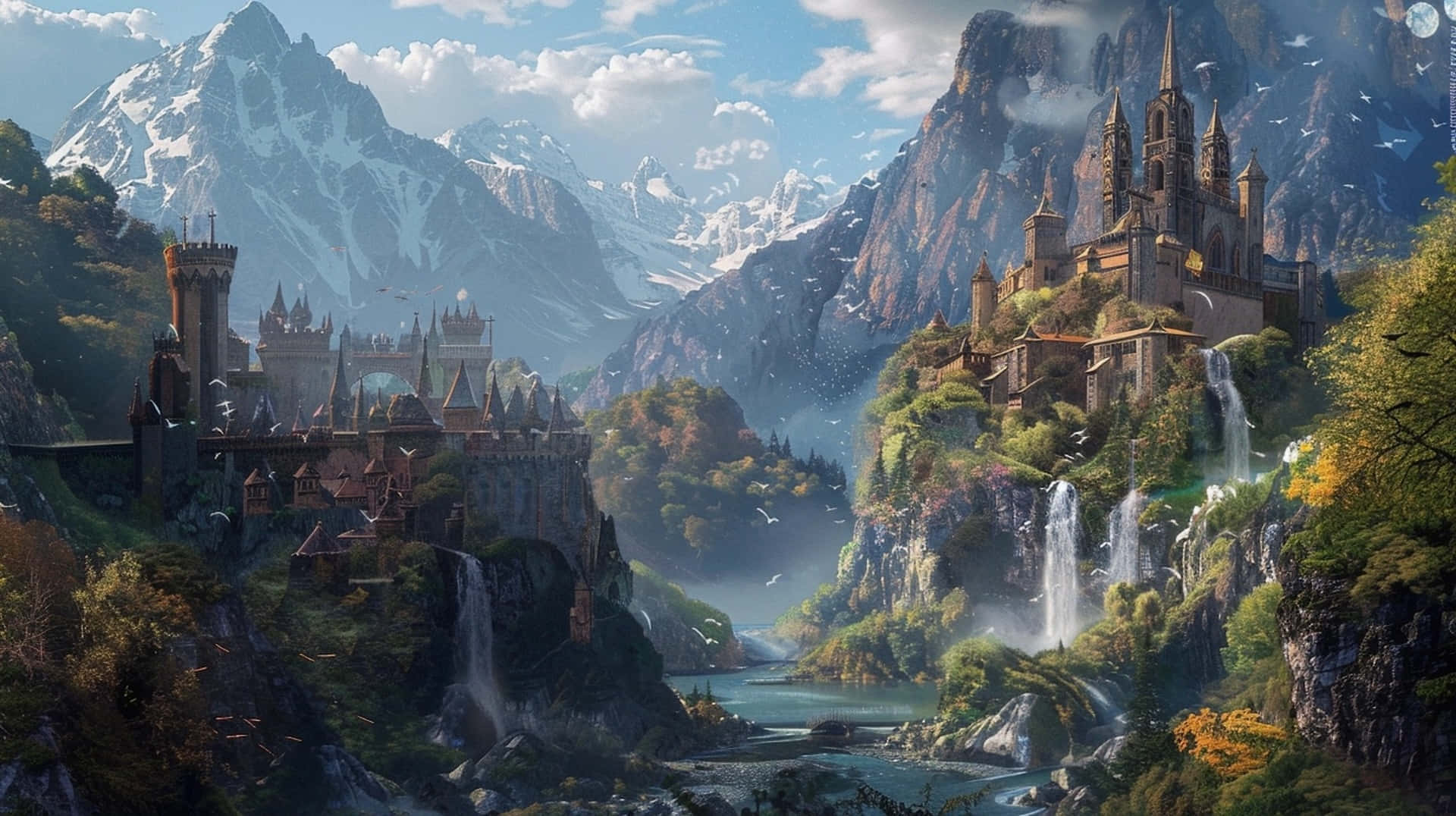 Enchanted_ Mountain_ Kingdom Background
