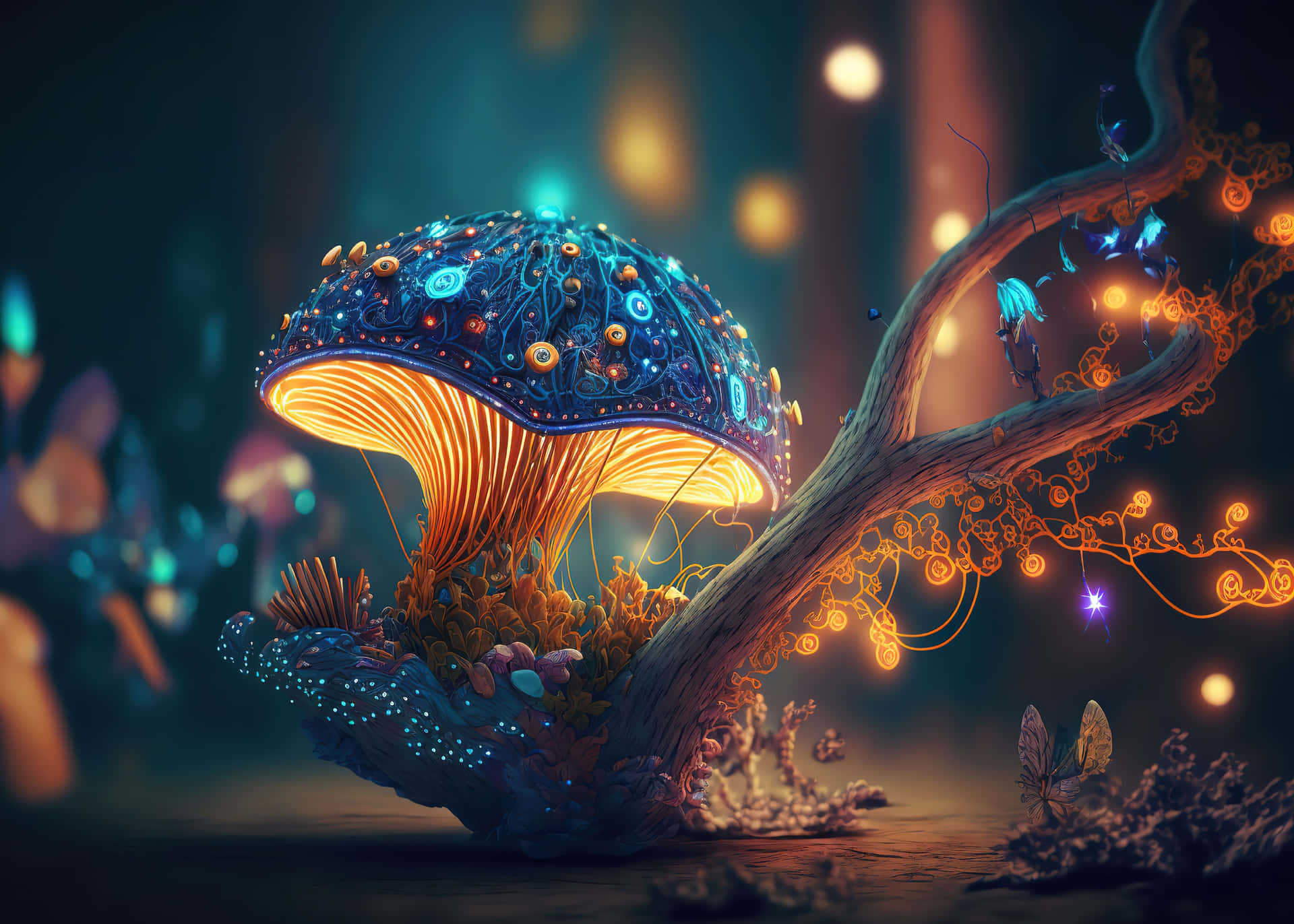 Enchanted_ Mushroom_ Glow_ Artwork.jpg Background