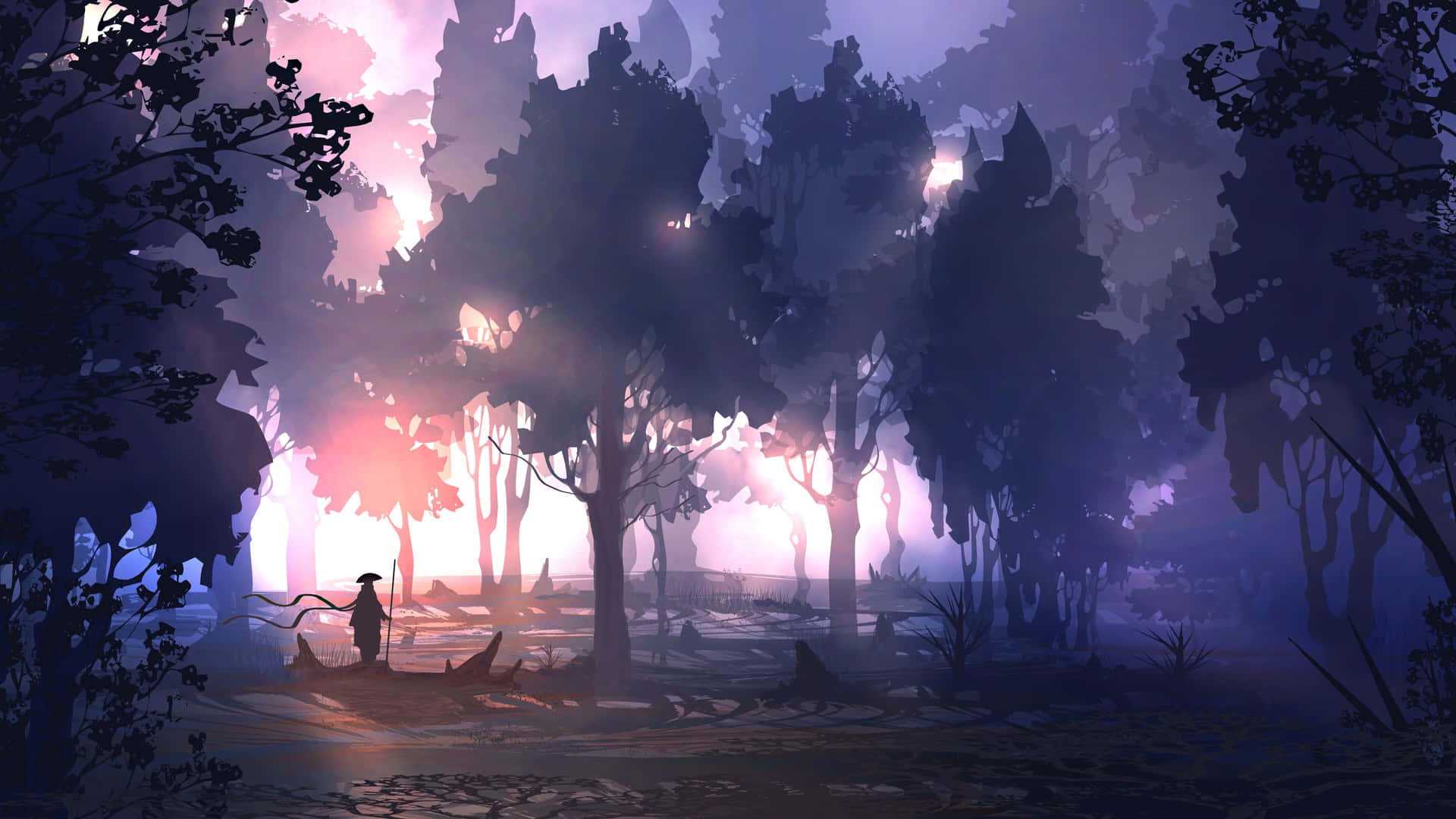 Enchanted Twilight Forest_4 K Art.jpg Background