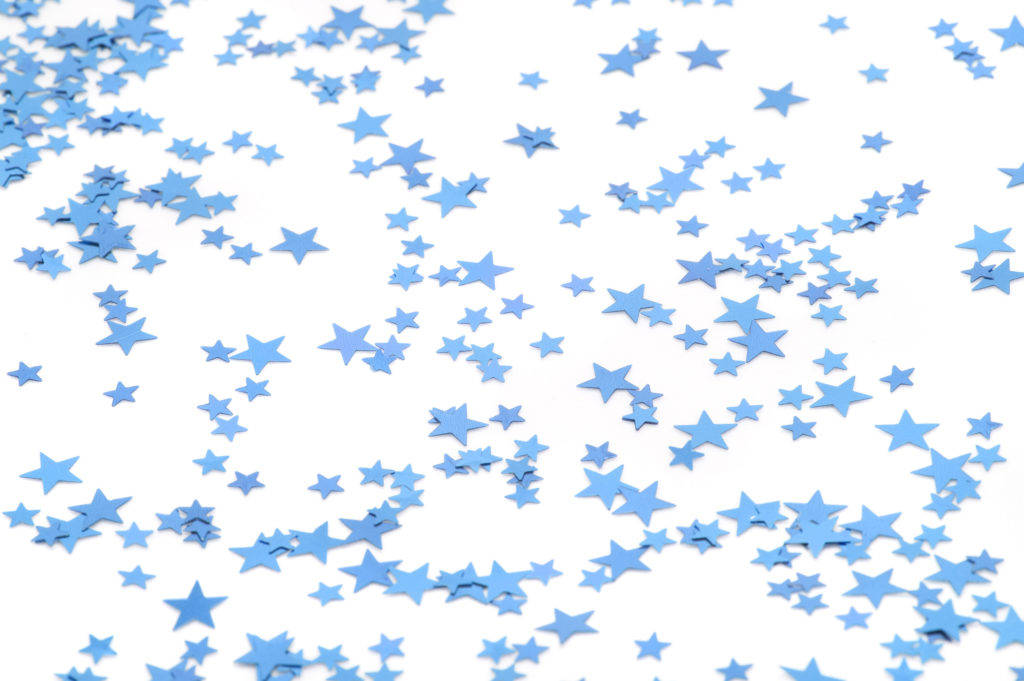 Enchanting Blue Glitter Background Background