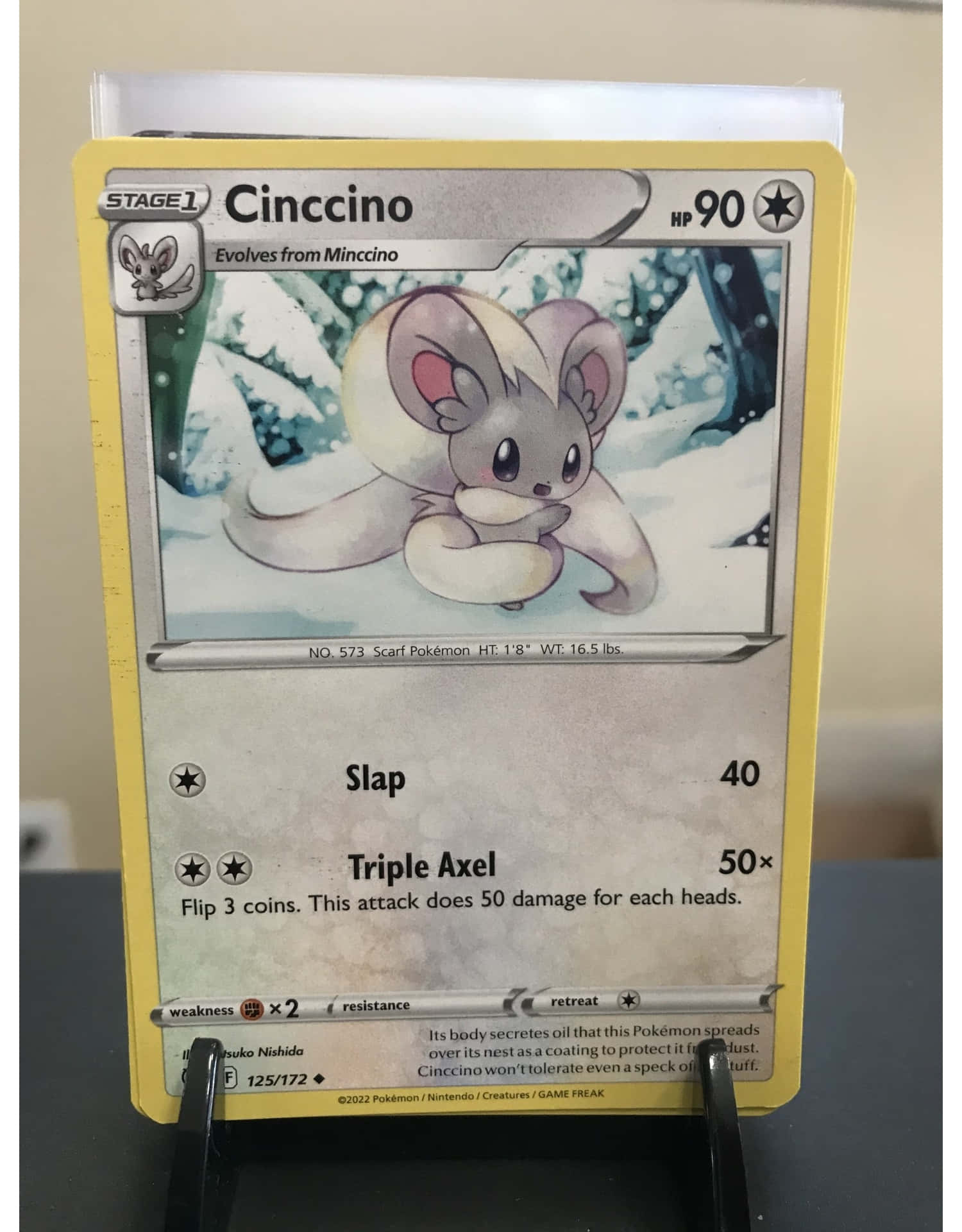 Enchanting Cinccino In A Pokemon Adventure Background