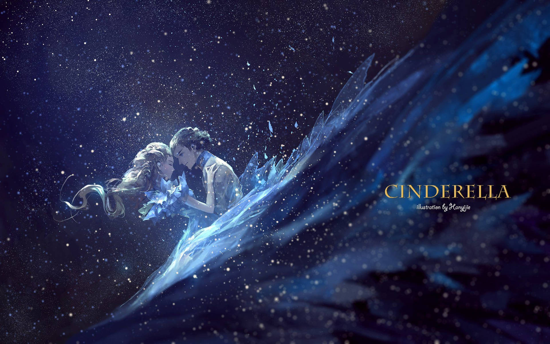 Enchanting Cinderella-prince Charming Background