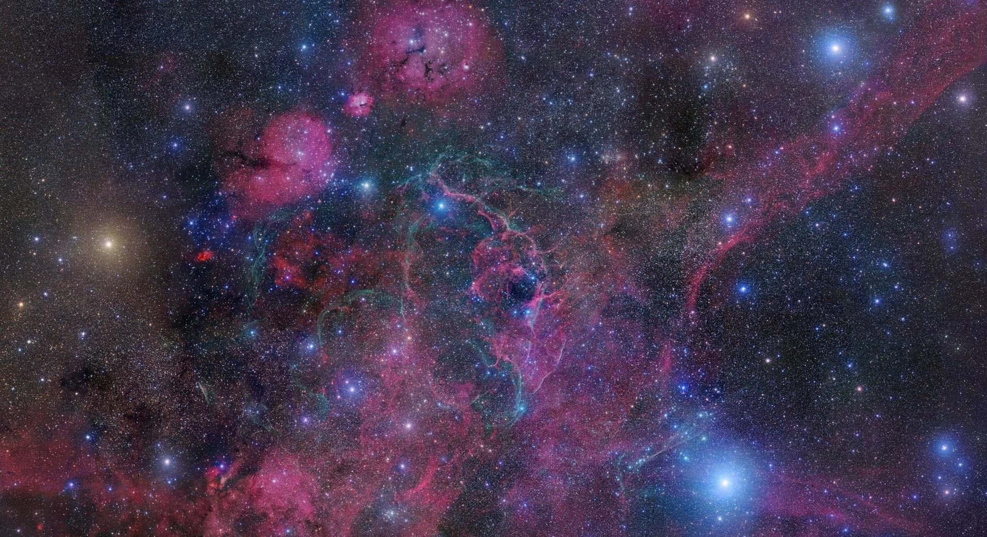 Enchanting Cosmic Symphony Background