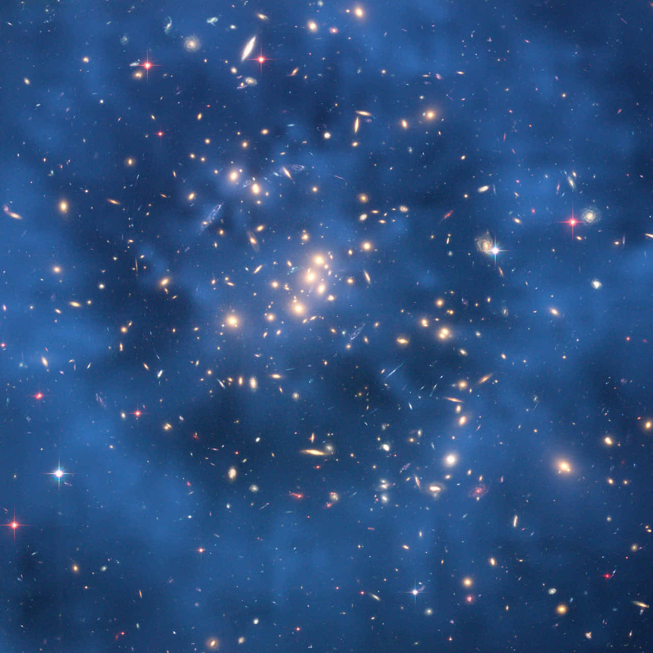 Enchanting Dark Matter Cosmos Background
