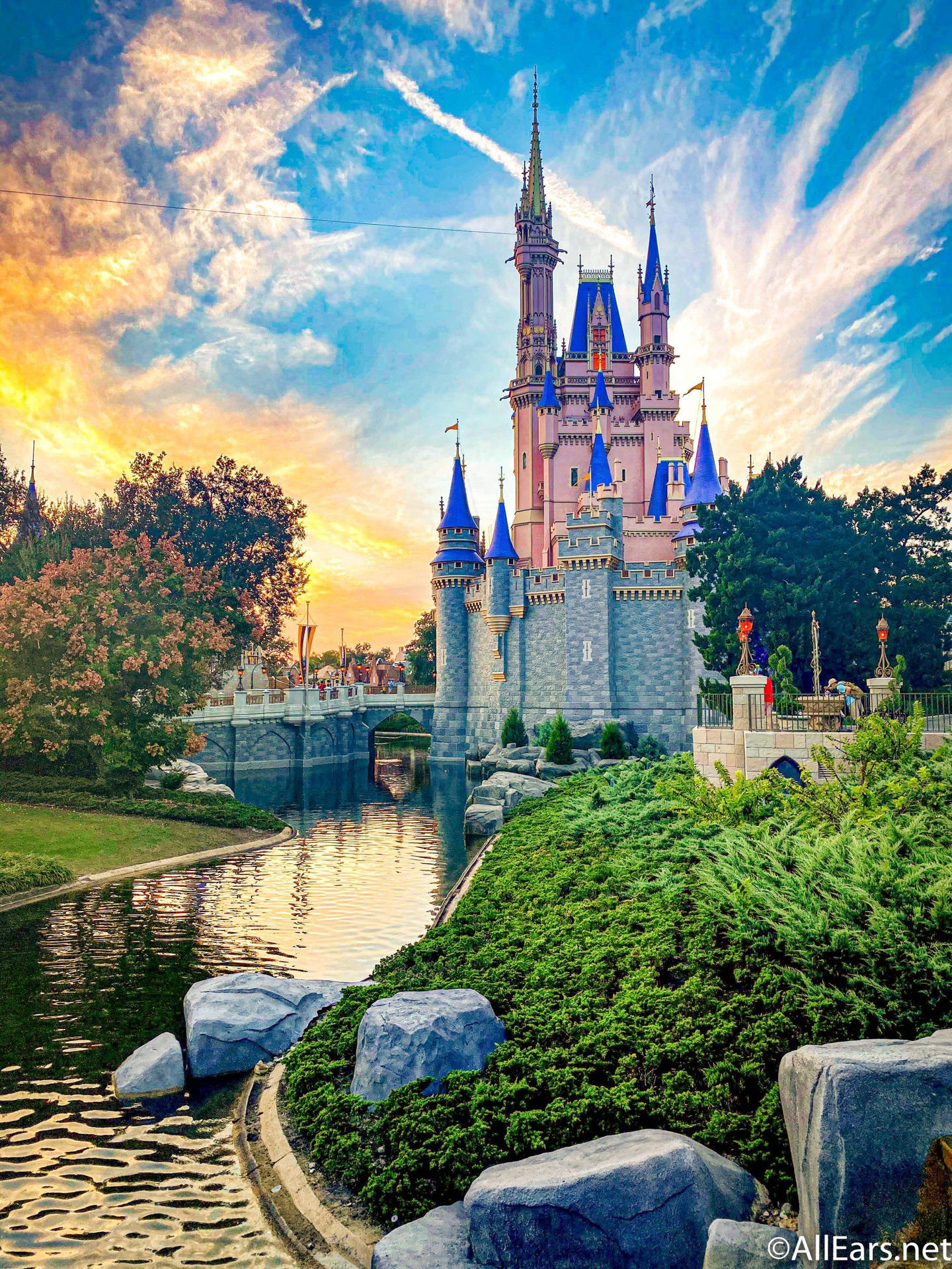 Enchanting Day Disney Castle Background