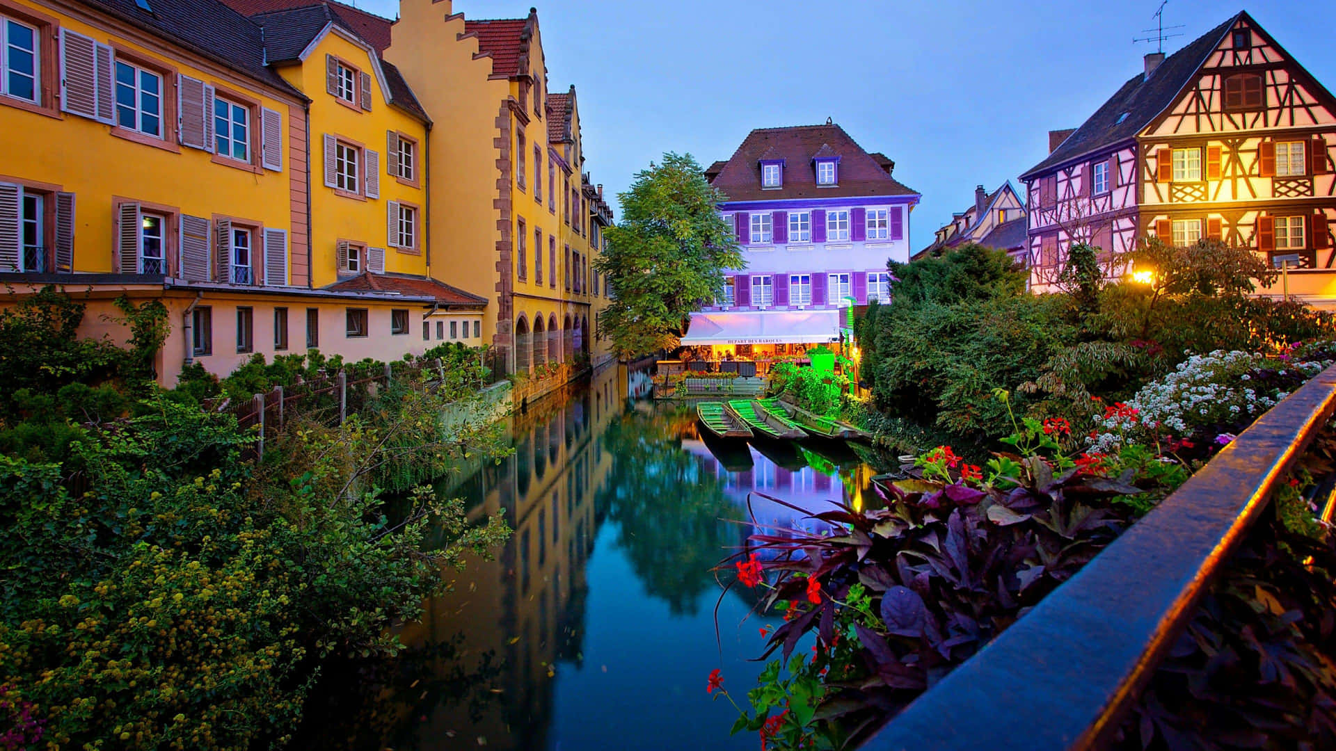 Enchanting_ European_ Waterway_ Twilight