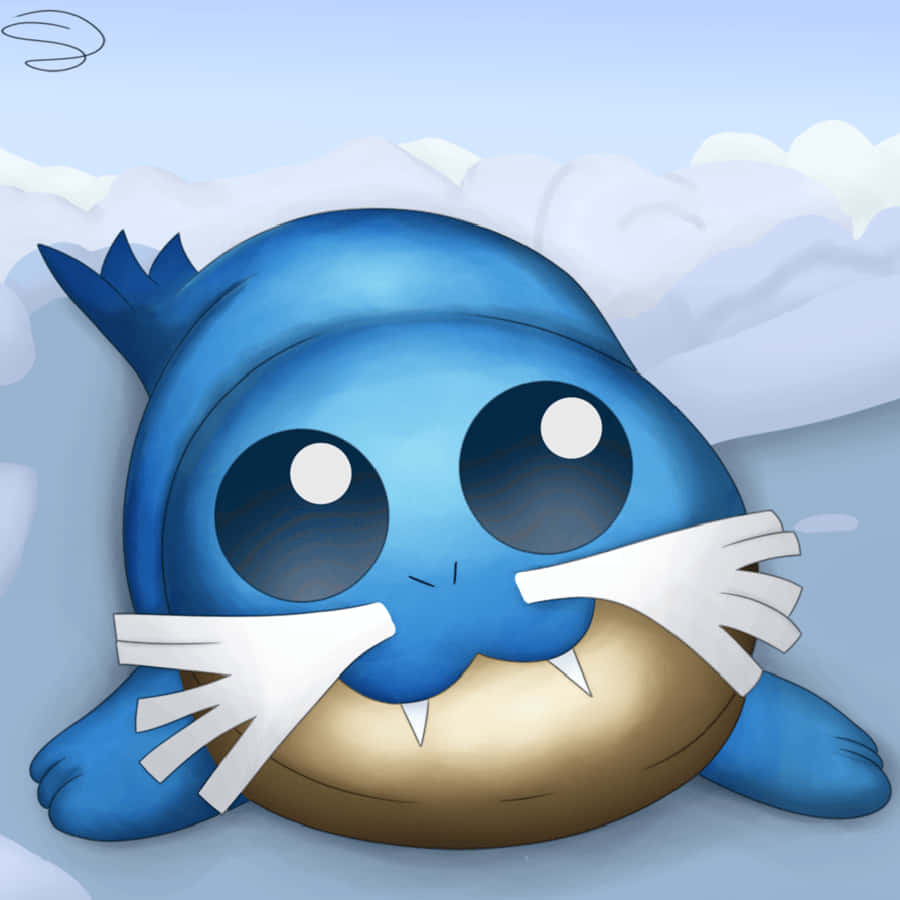 Enchanting Gaze Of A Sealeo - Pokemon In High Resolution Background
