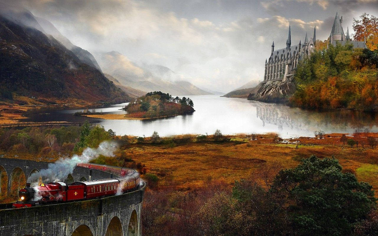 Enchanting Hogwarts Castle Iphone Wallpaper Background