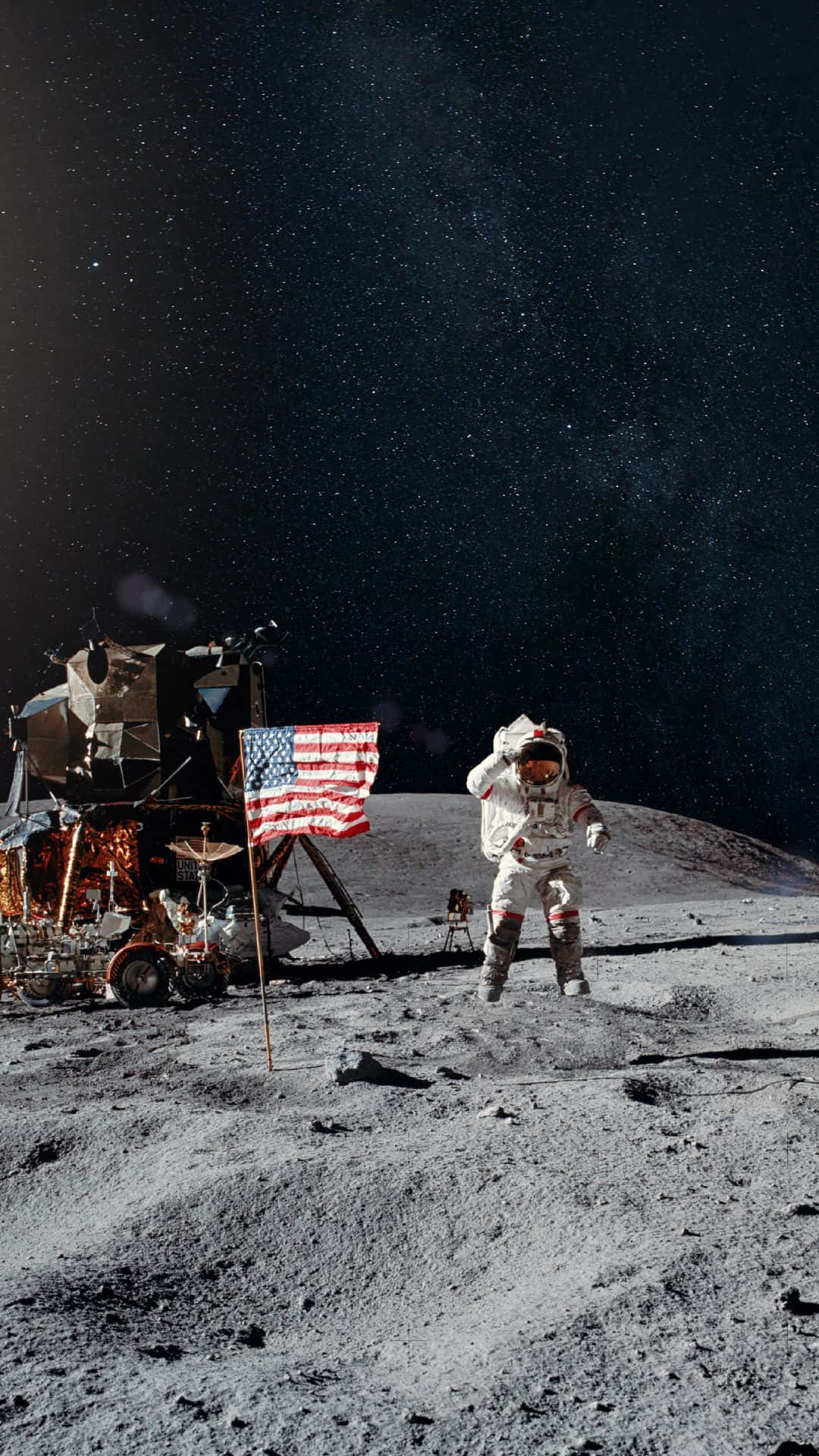 Enchanting Live Space View Background