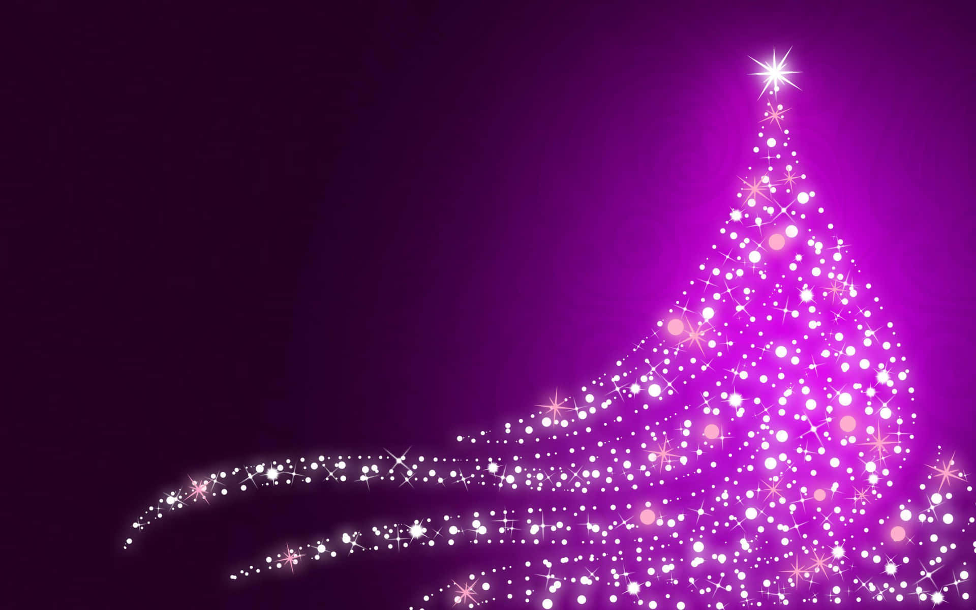 Enchanting Purple Christmas Background