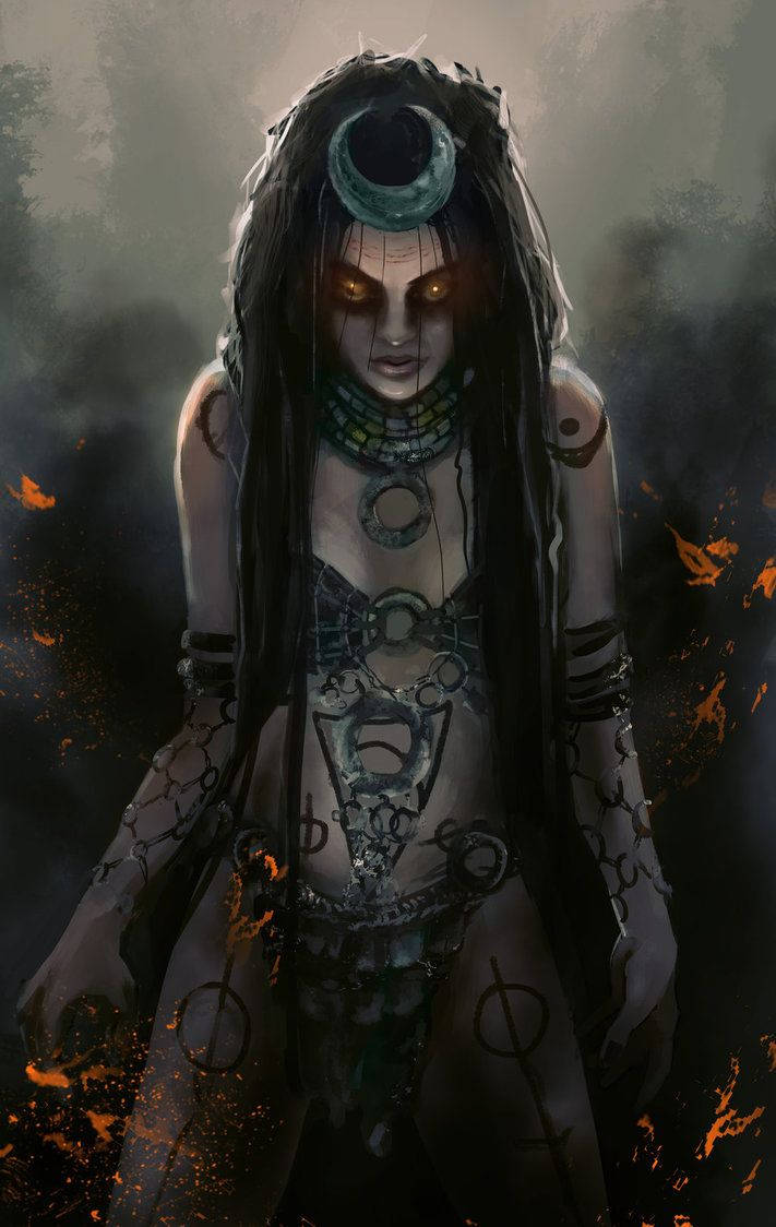 Enchantress Dark Aura Background