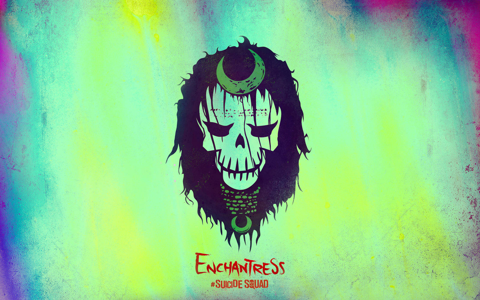 Enchantress Skull Logo Background