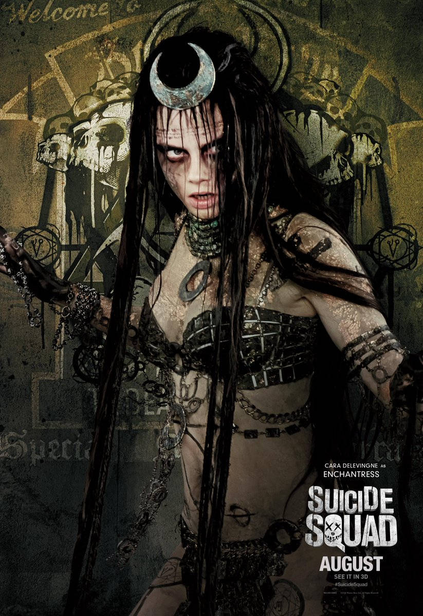 Enchantress Suicide Squad Poster Background