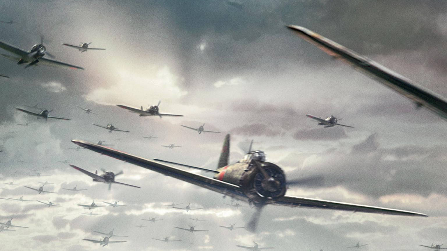 Encounter Of Fighter Planes Pearl Harbor Background