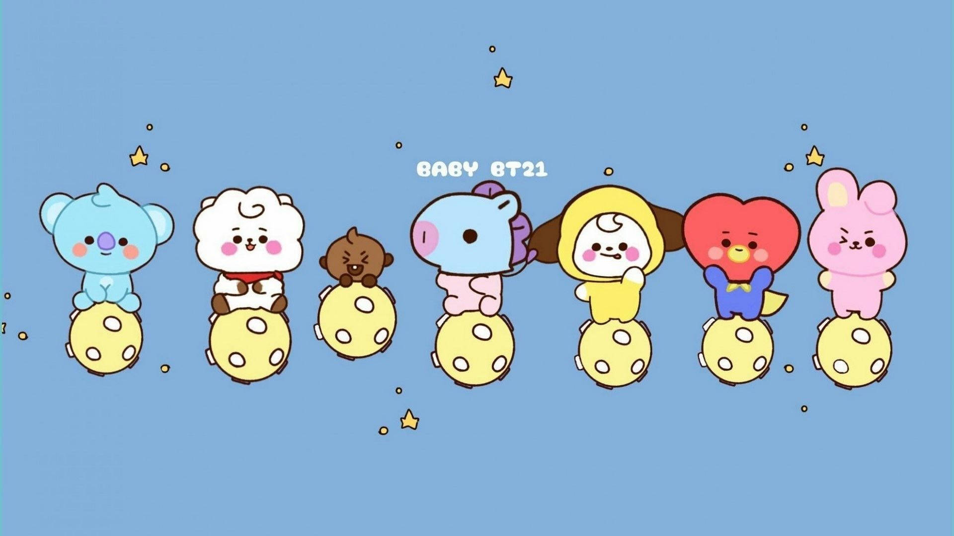 Endearing Baby Bt21 Background