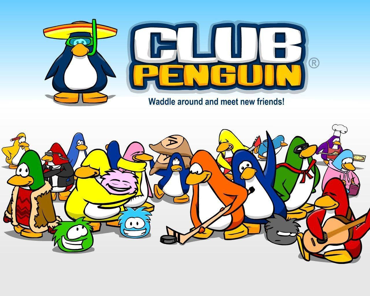 Endearing Club Penguin Poster