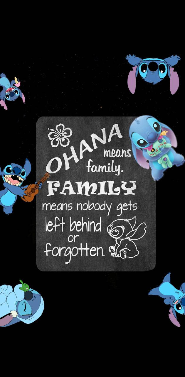Endearing Quote Stitch Phone Background