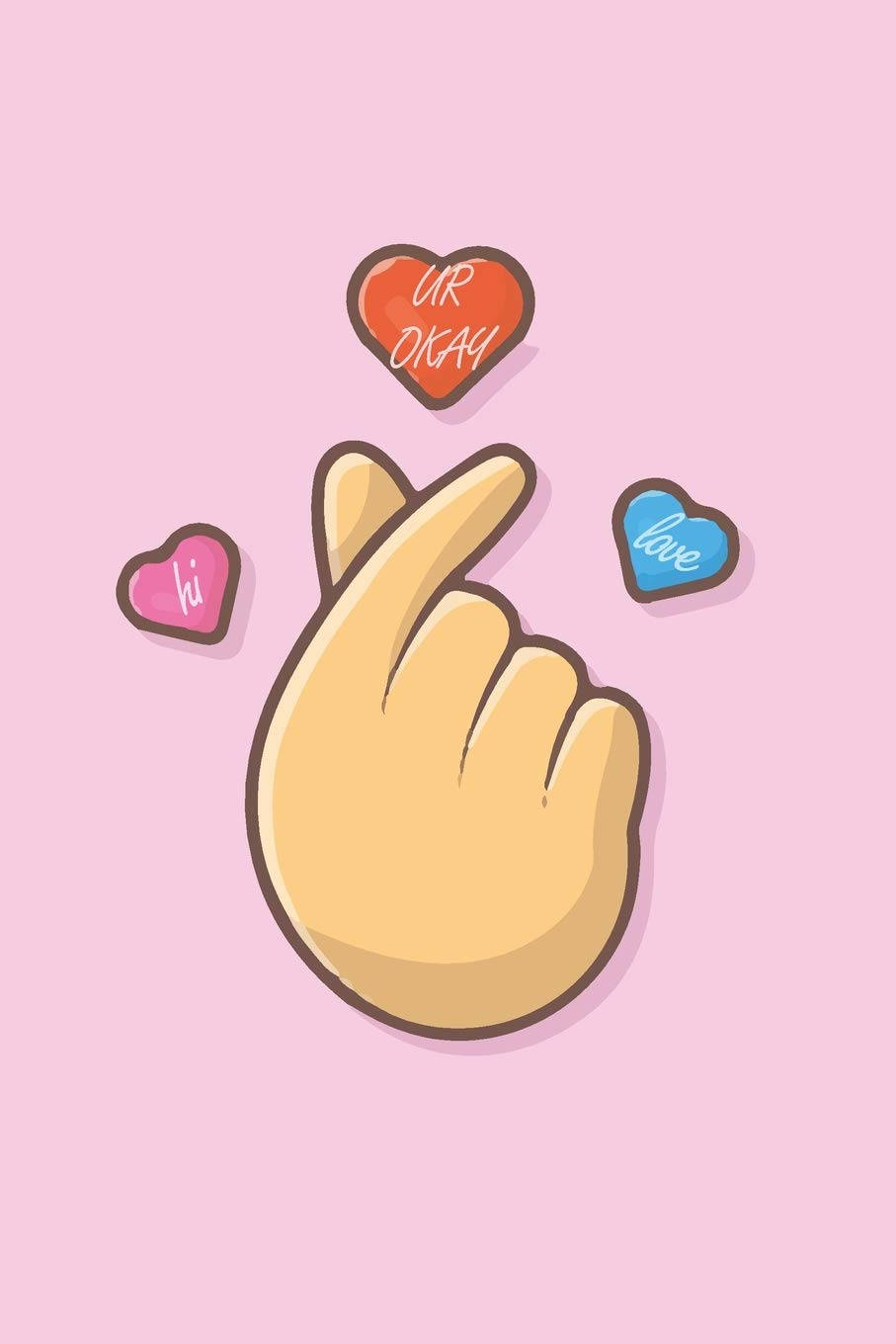 Endearing Saranghae Finger Heart