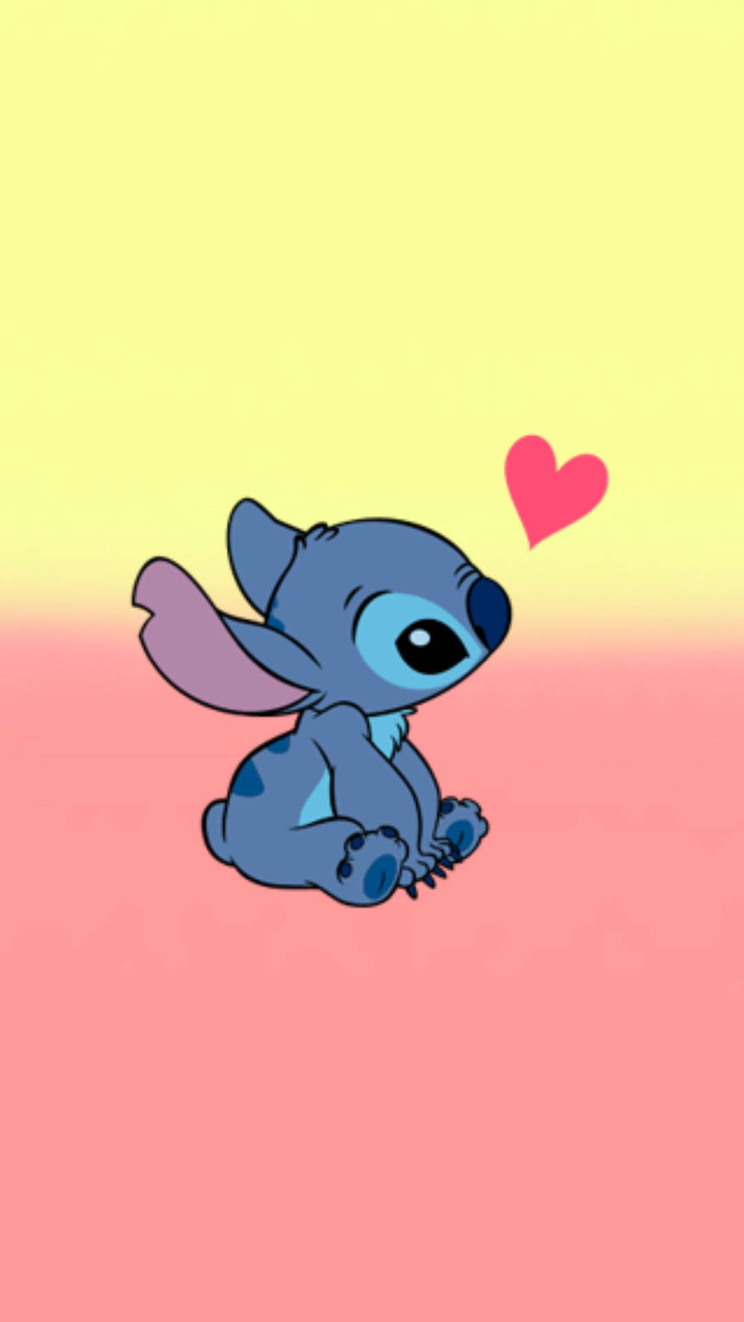 Endearing Stitch Galaxy Background