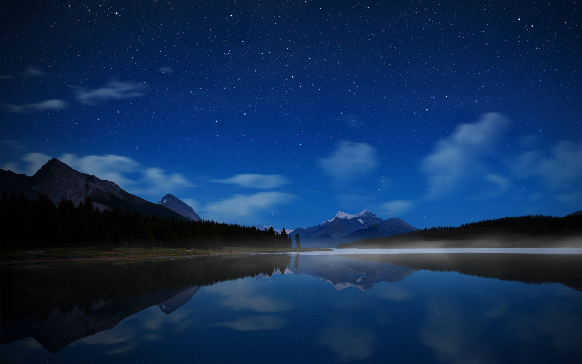 Endless Beauty Of Night Sky Background