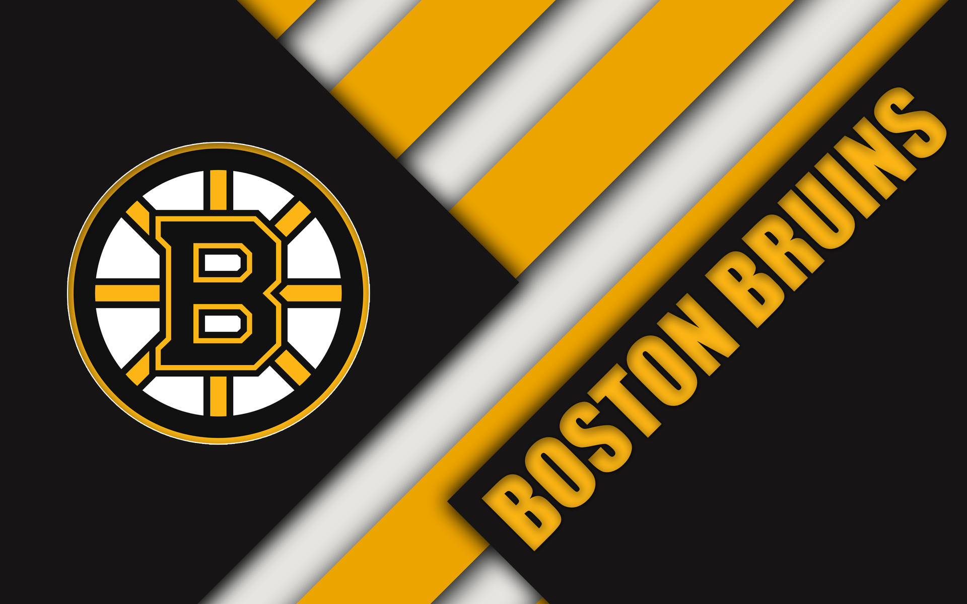 Energetic Boston Bruins In Action Background