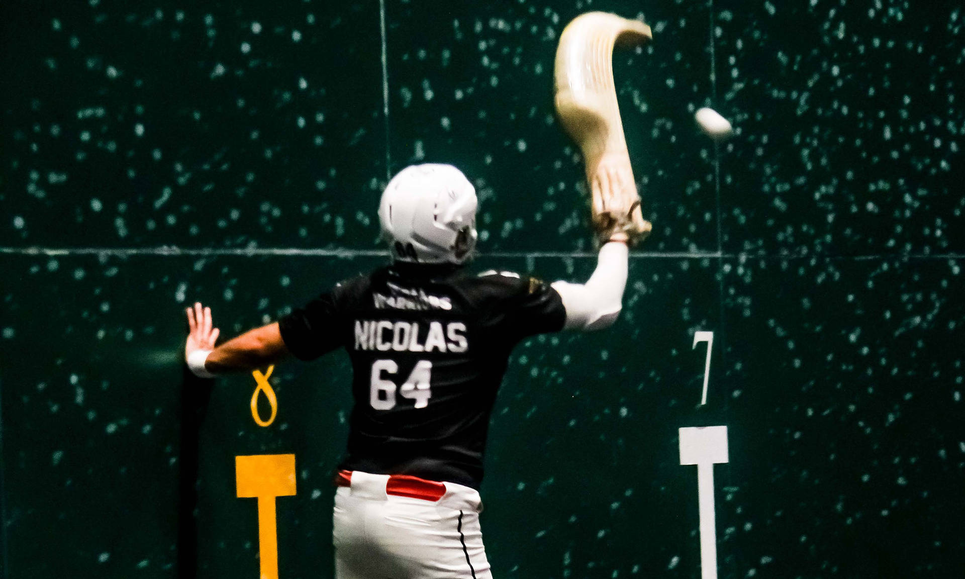 Energetic Jai Alai Match In Progress Background