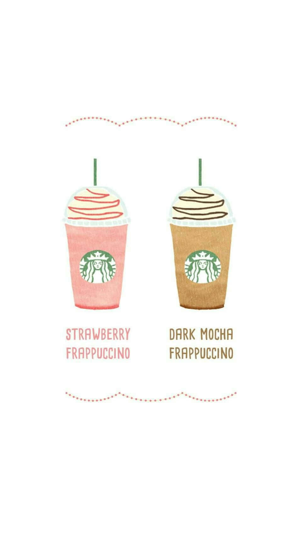 Energize Your Mornings With A Fresh Cup Of Java From Aesthetic Starbucks Background