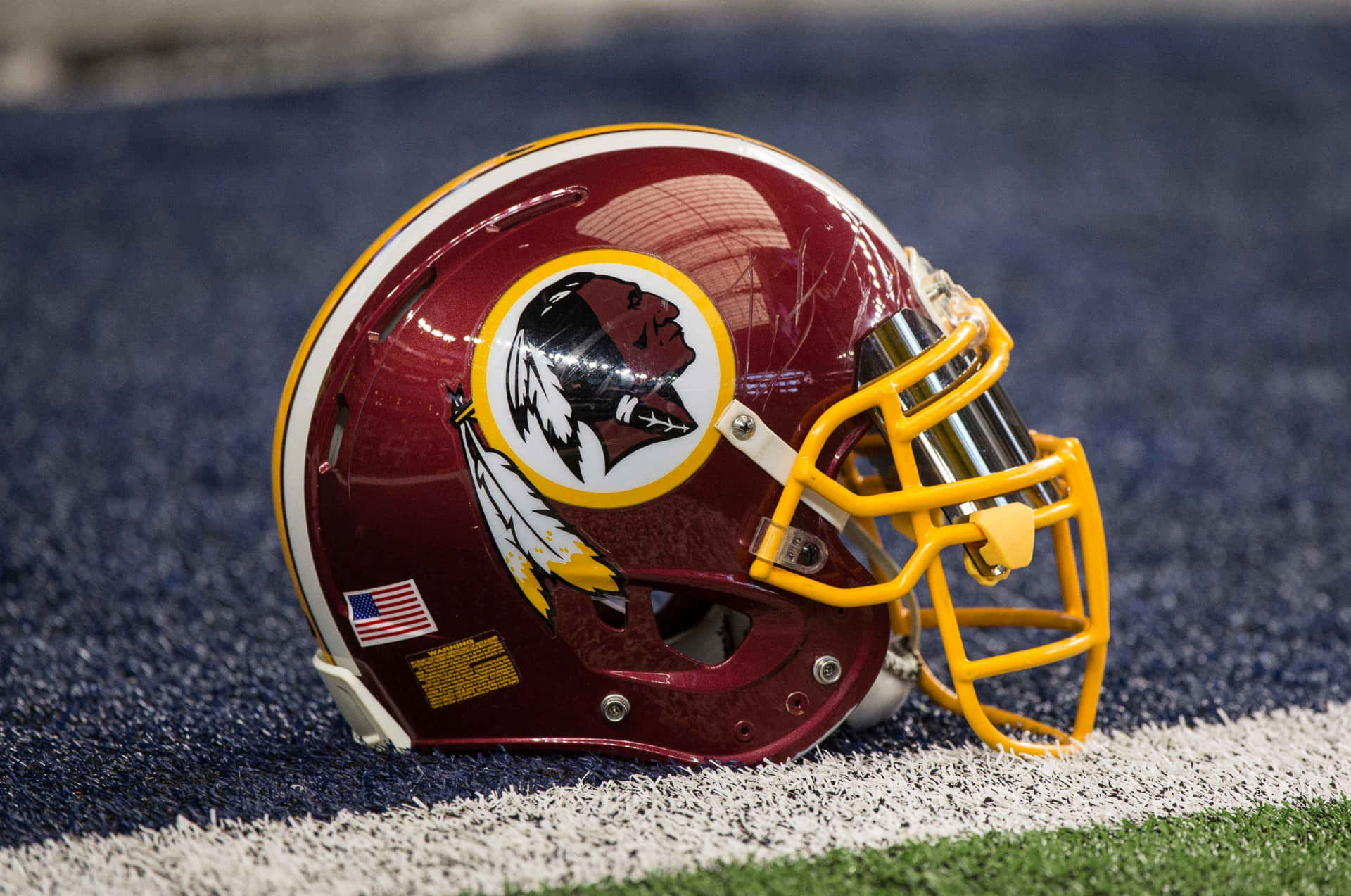 Energizing Moment Of Washington Football Background